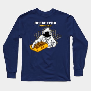 Beekeeper Bee Keeper Apiary Honey gift idea present Long Sleeve T-Shirt